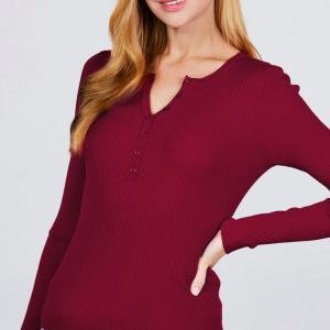 Viscose Henley Sweater